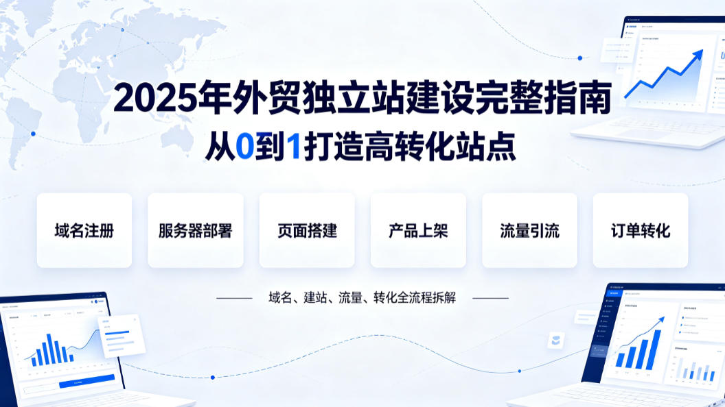 2025年外贸独立站建设完整指南：从0到1打造高转化站点