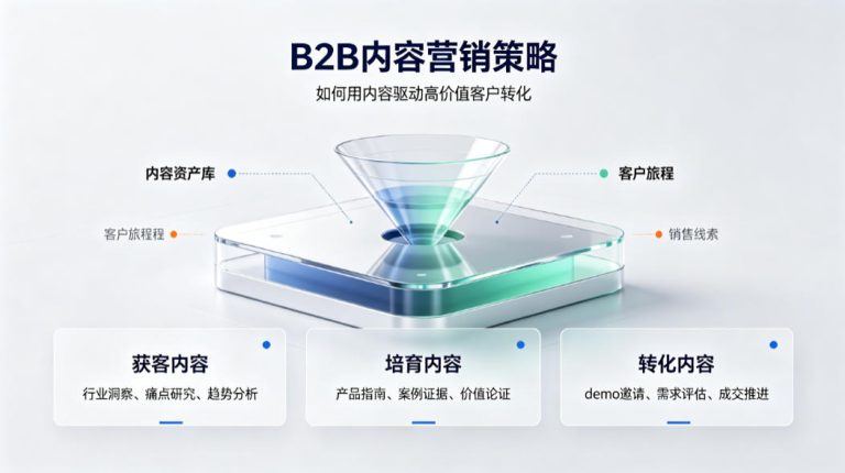 B2B内容营销策略：如何用内容驱动高价值客户转化