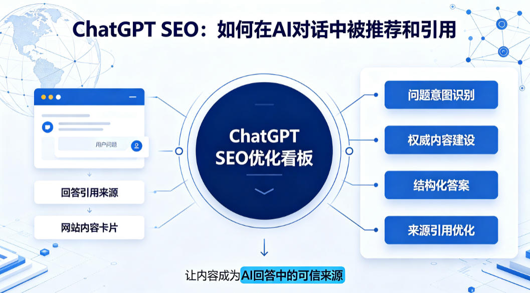 ChatGPT SEO：如何在AI对话中被推荐和引用