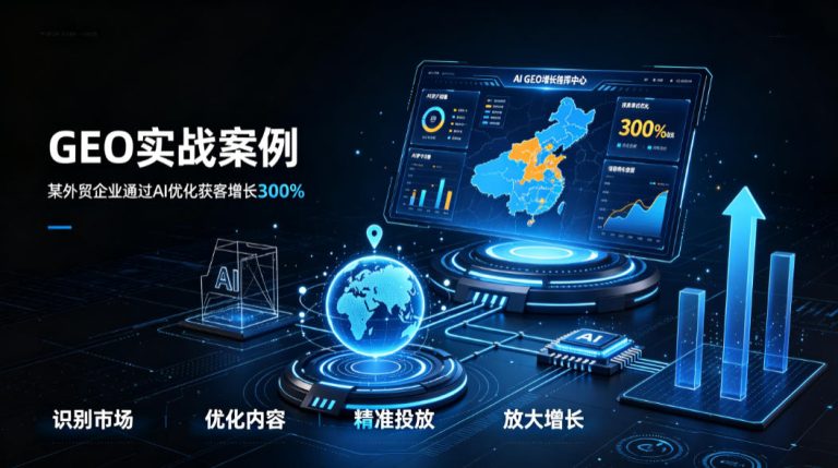 GEO实战案例：某外贸企业通过AI优化获客增长300%