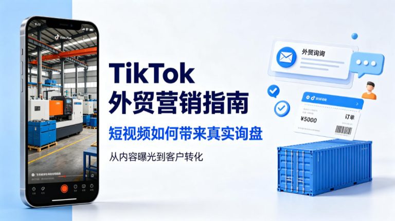 TikTok外贸营销指南：短视频如何带来真实询盘