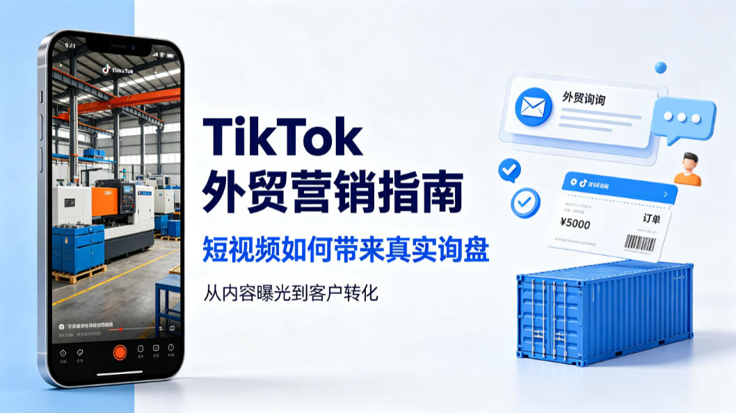 TikTok外贸营销指南：短视频如何带来真实询盘
