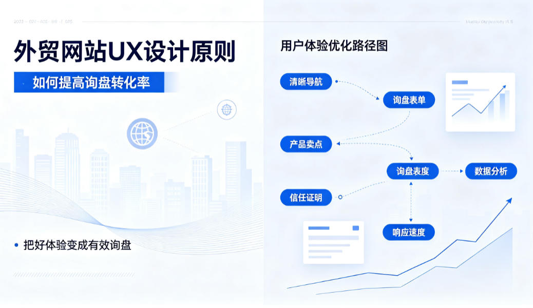 外贸网站UX设计原则：如何提高询盘转化率